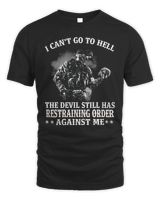 I can't go to hell Unisex Standard T-Shirt black 