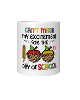 Can't Mask My Excitement For The 100th Day Of School T-Shirt