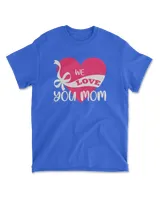 We love you mom tee t shirt Men's Standard T-Shirt royal s