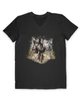 Beautiful horses Drawing Art Horse Riding