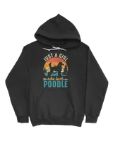 Just A Girl Who Loves Poodle Vintage Gift Dog