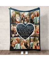 Personalized A Hug Sent From Heaven Dad Memorial Blanket With Pictures Photo Collage Sherpa Fleece Blanket FBL81 Cozy Plush Fleece Blanket white 30x40in Personalized A Hug Sent From Heaven Dad Memorial Blanket With Pictures Photo Collage Sherpa Fleece Blanket FBL81 Cozy Plush Fleece Blanket white 30x40in