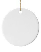 Circle Ceramic Ornament (US)