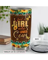 Cow Tumbler 20oz Stainless Steel Full Printed Stainless Steel Tumbler (20oz) white 20oz