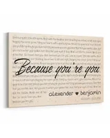 Personalized Custom Song Lyrics Prints Canvas CS59 Ready To Hang Landscape Canvas white 14x11in