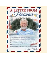 Personalized Photo Memorial Wrap Yourself Up In This Blanket Sherpa Fleece Blanket FBL144 Cozy Plush Fleece Blanket white 30x40in