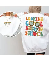 Looking cool back to school shirt Unisex Sweatshirt white s