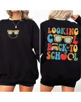 Looking cool back to school shirt Unisex Sweatshirt white s