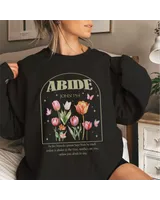 Abide John 15:4 shirt Unisex Sweatshirt white s