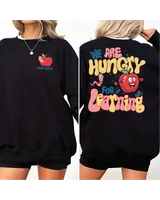 We are hungry for learning shirt Unisex Sweatshirt white s