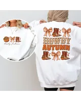 Halloween Howdy Sweatshirt, Western Cowboy Halloween Sweatshirt, Retro Halloween Shirt, Howdy Shirt, Halloween Costume Party Shirt Unisex Sweatshirt white s