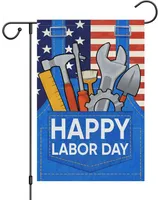 Happy Labor Day Garden Flag