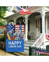 Happy Labor Day Garden Flag