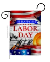 Happy Labor Day Garden Flag