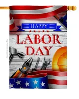 Happy Labor Day Garden Flag