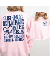 In My Deployment Wife Era Sweatshirt, Proud Military Wife Sweatshirt, Valentines Day Shirt For Wife, Military Wife Shirt, Military Wife Gift Unisex Sweatshirt white s