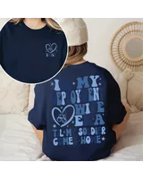 In My Deployment Wife Era Sweatshirt, Proud Military Wife Sweatshirt, Valentines Day Shirt For Wife, Military Wife Shirt, Military Wife Gift Unisex Sweatshirt white s