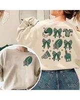 Football Coquette, Coquette Shirt, Football Team Shirt, Game Day, Touchdown Season, Sports Shirt, Sport Gift, Sport Lover, Football Lover Unisex Sweatshirt white s