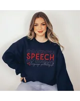 Speech Language Therapist Shirt, Speech Therapist Shirt, Speech Language Pathologist Gift, SLP Shirt, SLPA Shirt Unisex Sweatshirt white s