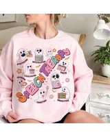 Speech Language Pathology Halloween Sweatshirt, Speech Language Therapy Shirt, SLP Shirt, Halloween Gift For SLP, Language Pathology Shirt Unisex Sweatshirt white s