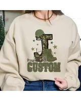 Proud Army Girlfriend Sweatshirt, In My Army Girlfriend Era Sweatshirt, Valentines Day Shirt For Military Girlfriend, Army Girlfriend Shirt Unisex Sweatshirt white s