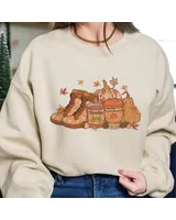 Fall Sweatshirt, Hallothanksmas Sweatshirt, Halloween Sweatshirt, Thanksgiving Sweatshirt, Christmas Sweatshirt, Holiday Season Sweatshirt Unisex Sweatshirt white s