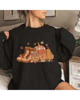Fall Sweatshirt, Hallothanksmas Sweatshirt, Halloween Sweatshirt, Thanksgiving Sweatshirt, Christmas Sweatshirt, Holiday Season Sweatshirt Unisex Sweatshirt white s
