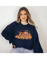 Fall Sweatshirt, Hallothanksmas Sweatshirt, Halloween Sweatshirt, Thanksgiving Sweatshirt, Christmas Sweatshirt, Holiday Season Sweatshirt Unisex Sweatshirt white s