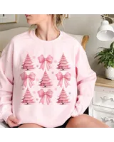 Coquette Christmas Crewneck Sweatshirt, Retro Christmas Sweatshirt, Coquette Christmas Shirt, Christmas Gift, Tis the Season Christmas Shirt Unisex Sweatshirt white s