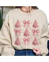 Coquette Christmas Crewneck Sweatshirt, Retro Christmas Sweatshirt, Coquette Christmas Shirt, Christmas Gift, Tis the Season Christmas Shirt Unisex Sweatshirt white s