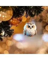 Charming Owl Acrylic - Gift For Farm , Ornament Decor , Birthday Gift