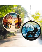 Customized Suncatcher - Cat-Dog