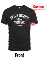 It's a Beauty Clark 1989 - Custom Name and Year Shirt, Funny Personalized Christmas Gift - IBC24 Unisex Premium T-Shirt black s
