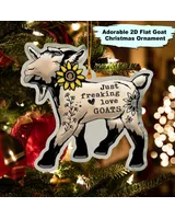 Adorable 2D Flat Goat Acrylic Ornament - Gift For Farm , Ornament Decor , Birthday Gift