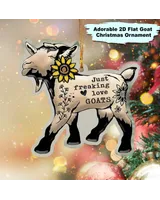 Adorable 2D Flat Goat Acrylic Ornament - Gift For Farm , Ornament Decor , Birthday Gift