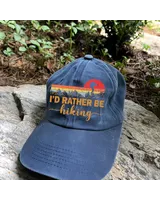 I'd Rather Be Hiking Baseball Cap - Hiking, Camping, Backpacking