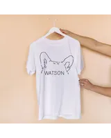 Custom Pet Ear Outline Shirt