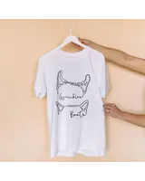 Custom Pet Ear Outline Shirt