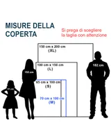 IT - Coperta A mia Figlia OGGI È UN NUOVO GIORNO ASPIRARE A DI PIÙ COGLI L’OCCASIONE Papà Couch Blanket (Printed in the EU) white s