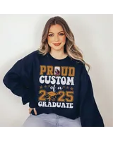 Proud Custom Graduate Sweatshirt,Graduate Costum Shirt,Proud Costum of A 2025 Graduation Gift, Graduation Shirt,Senior 2025 Shirt Unisex Sweatshirt white s
