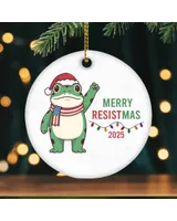 Circle Ceramic Ornament (US)