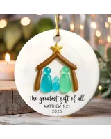 Circle Ceramic Ornament (US)