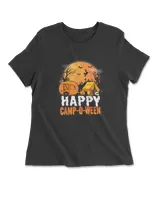 Happy camp o ween dh3 Women's Premium Slim Fit Tee black s
