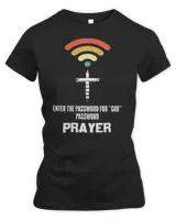 Enter the password for God Women's Premium Slim Fit Tee black s