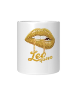 Leo Zodiac Birthday Leo Queen Gold Lip