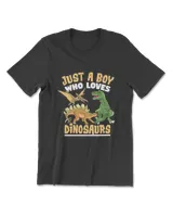 Just A Girl Who Loves Dinosaurs And Soccer Dinosaur T-Shirt Men's Premium Tshirt black s