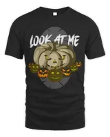Halloween monster pumpkin look at me Men's Standard T-Shirt black s