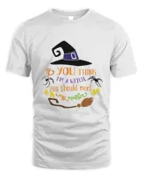 If you think i'm a witch you should meet my mother Men's Standard T-Shirt white s