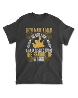 How Many A Man Has Dated A New Era In His Life From The Reading Of A Book Reading T-Shirt Men's Standard T-Shirt black s