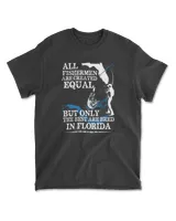 all fishermen are created equal but only the best are bred in florida Men's Standard T-Shirt black s
